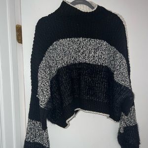 Free people chunky knit crop sweater